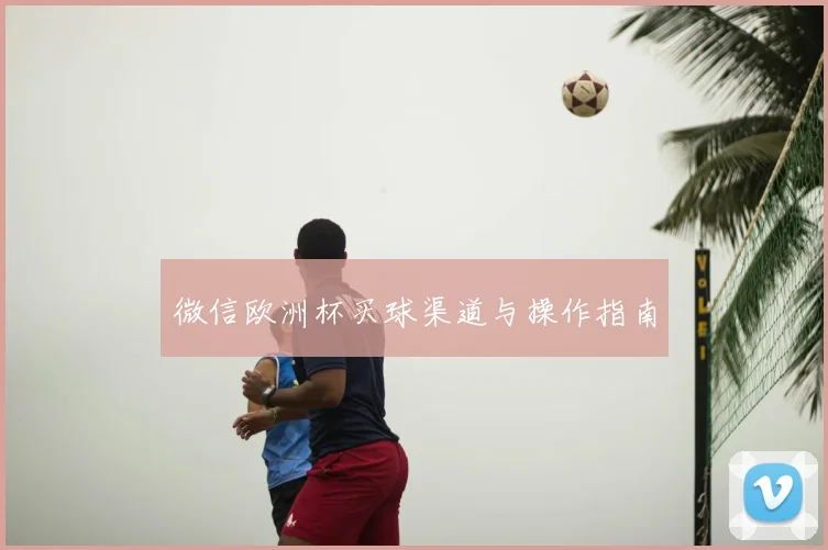 微信欧洲杯买球渠道与操作指南